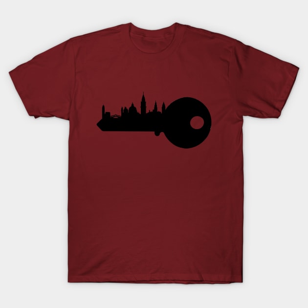 Venice Key T-Shirt by daftvader97